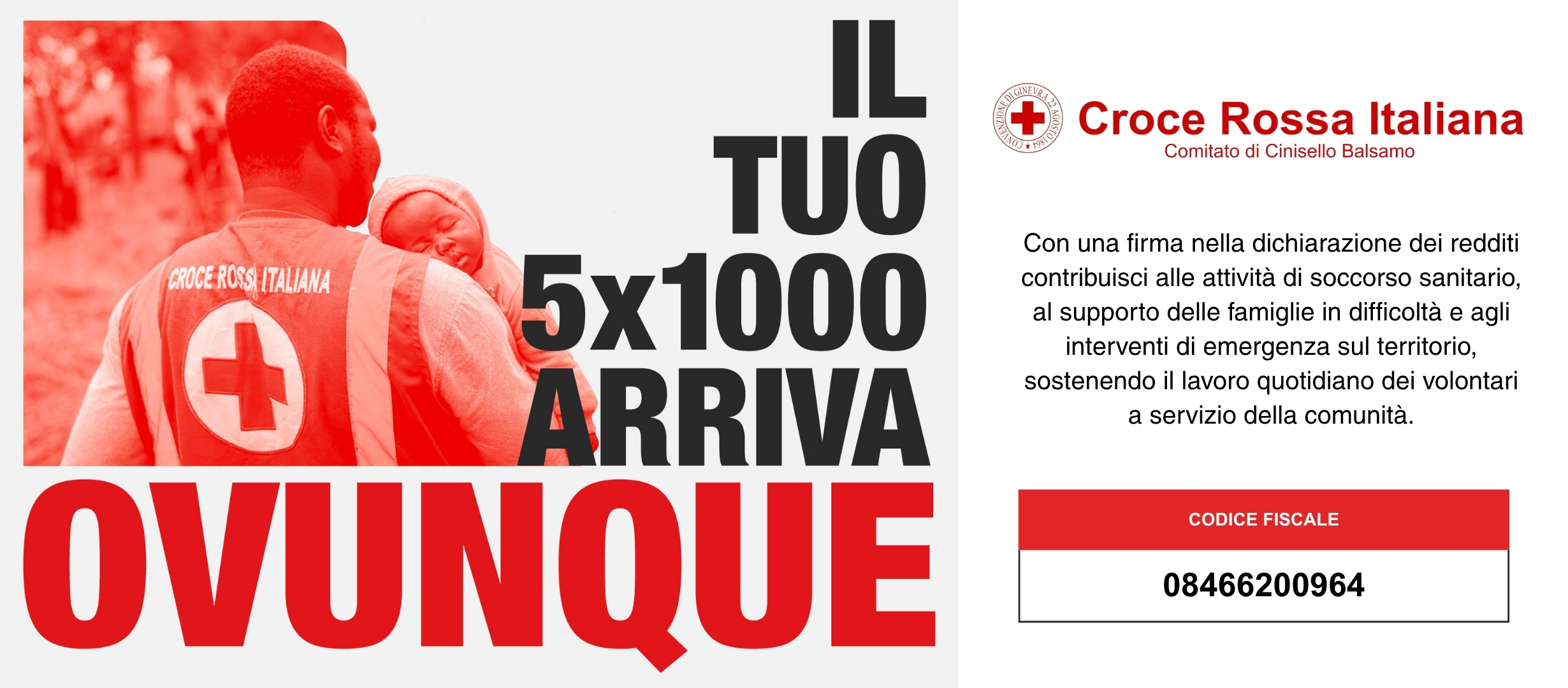 5x1000 Croce Rossa Italiana Comitato di Cinisello Balsamo